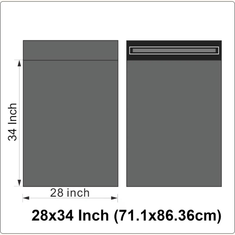 Grey Mailing Bags